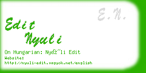 edit nyuli business card